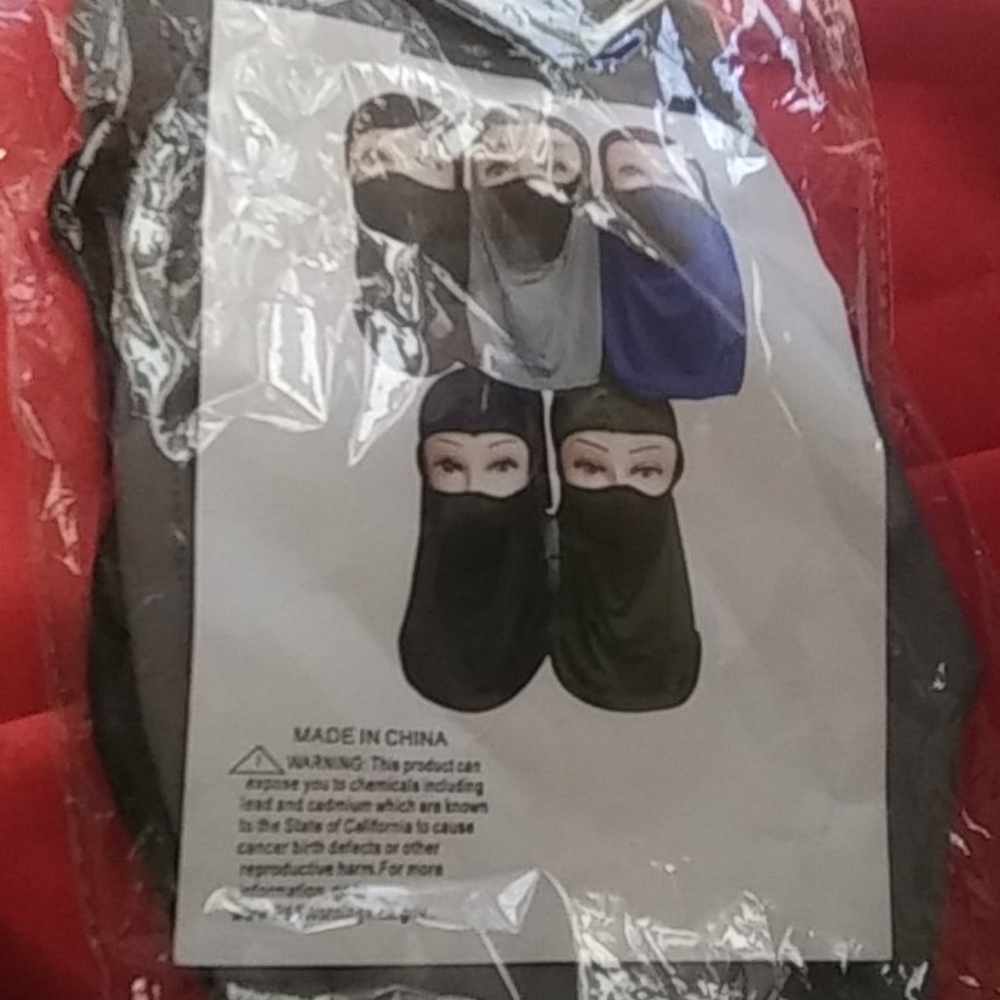Black full head/ face mask